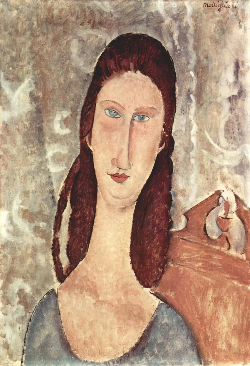 Jeanne Hébuternen muotokuva - Amedeo Modigliani