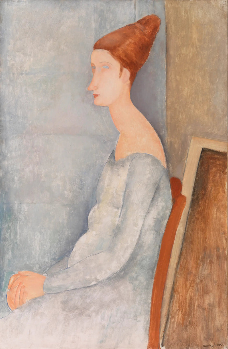 Jeanne Hébuternen muotokuva - Amedeo Modigliani