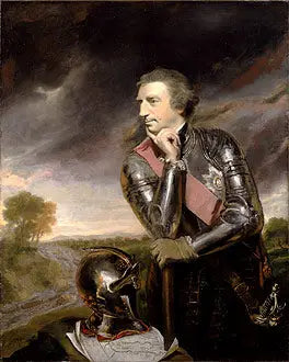 Jeffrey Amherstin (1717-1797) muotokuva, brittiläinen kenraali - Joshua Reynolds