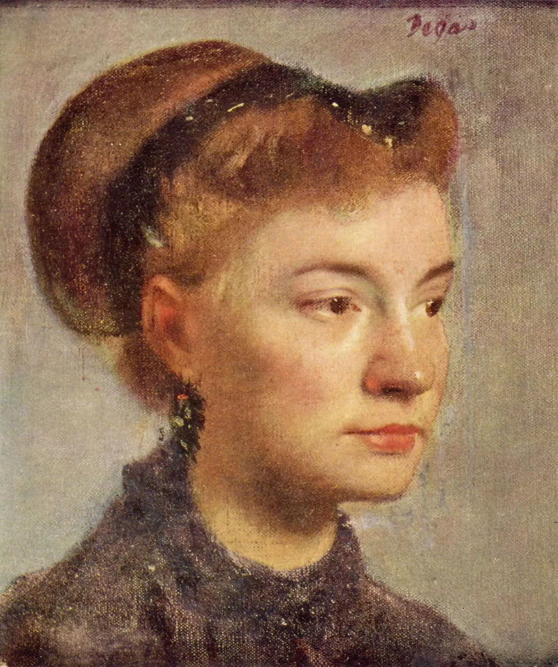 Nuoren naisen muotokuva - Edgar Degas