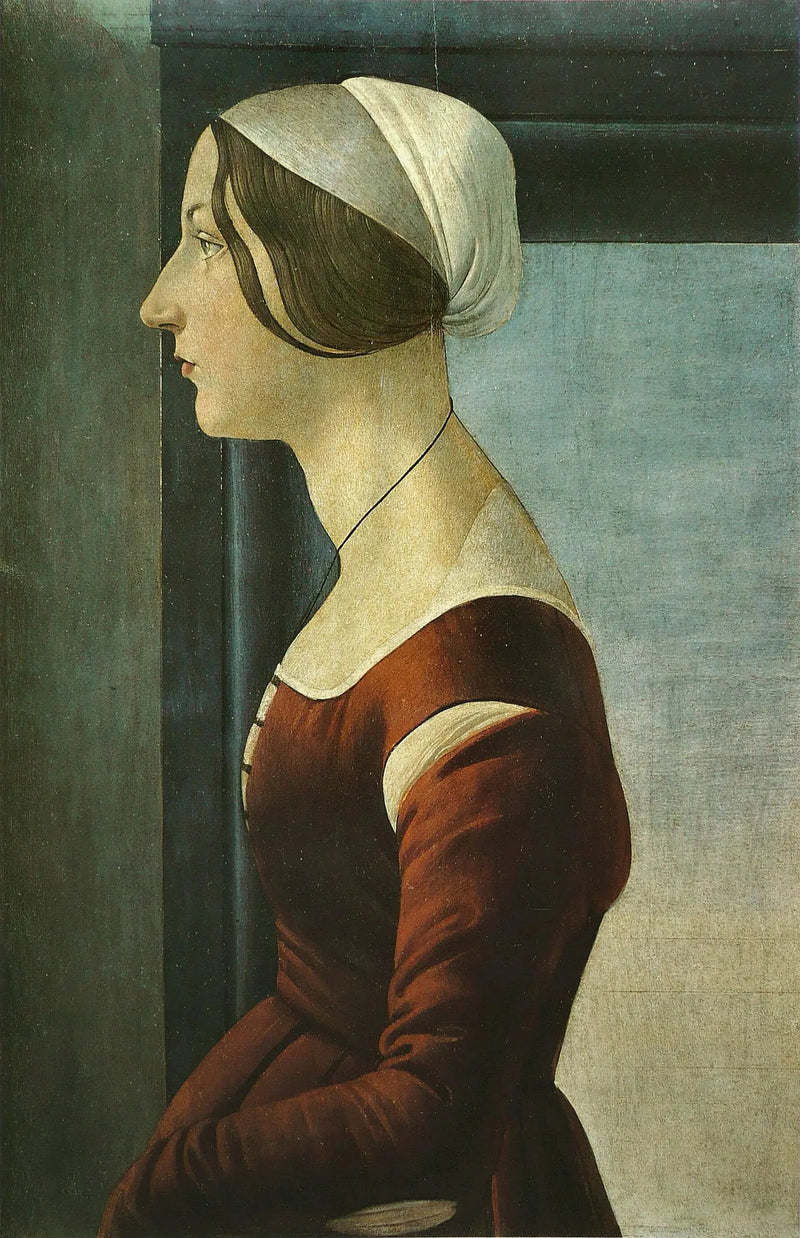 Nuoren naisen muotokuva - Sandro Botticelli