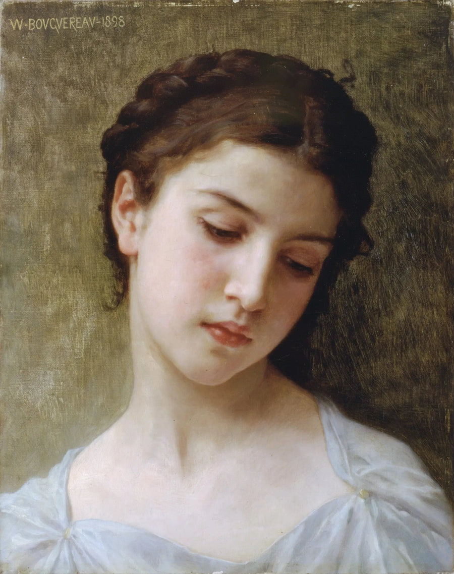 Nuoren tytön muotokuva - Bouguereau