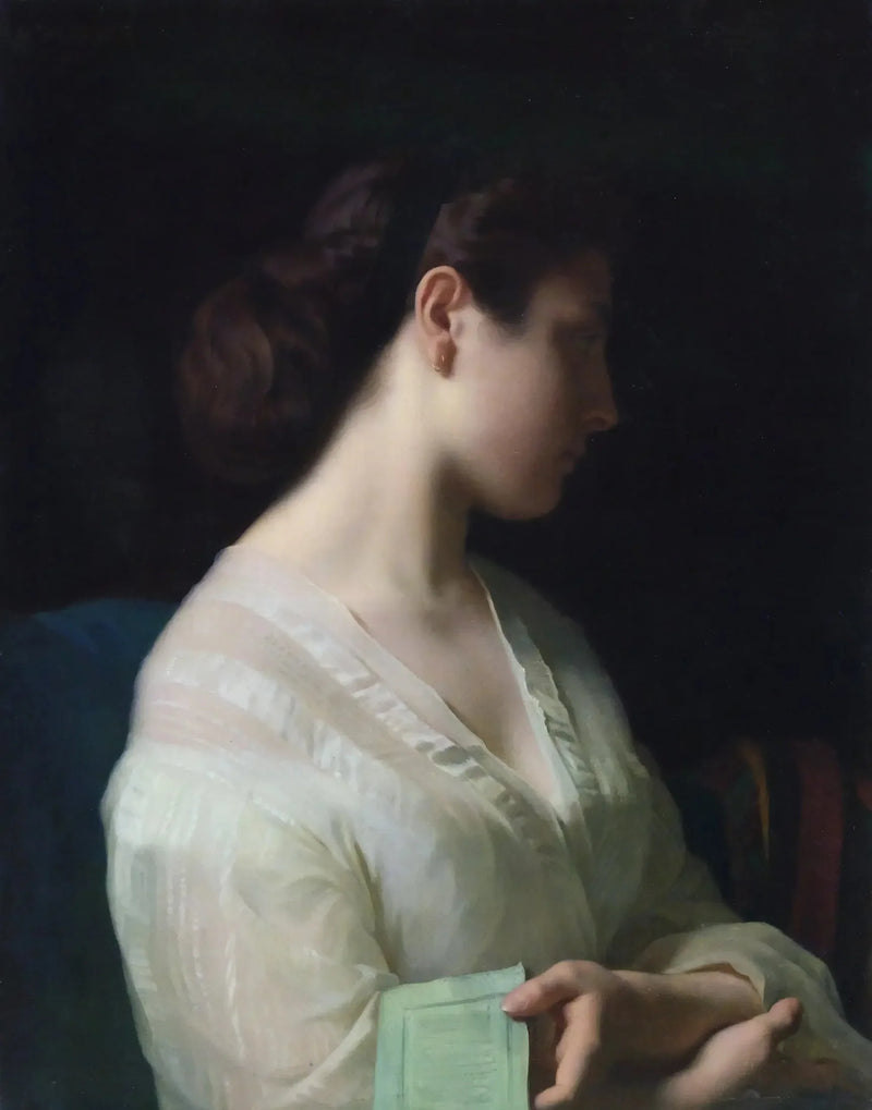Nuoren tytön muotokuva - Hippolyte Flandrin