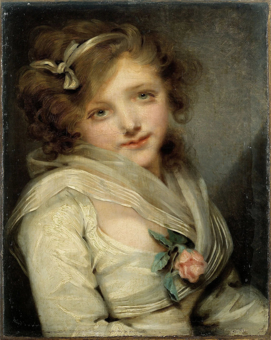 Nuoren tytön muotokuva - Jean-Baptiste Greuze