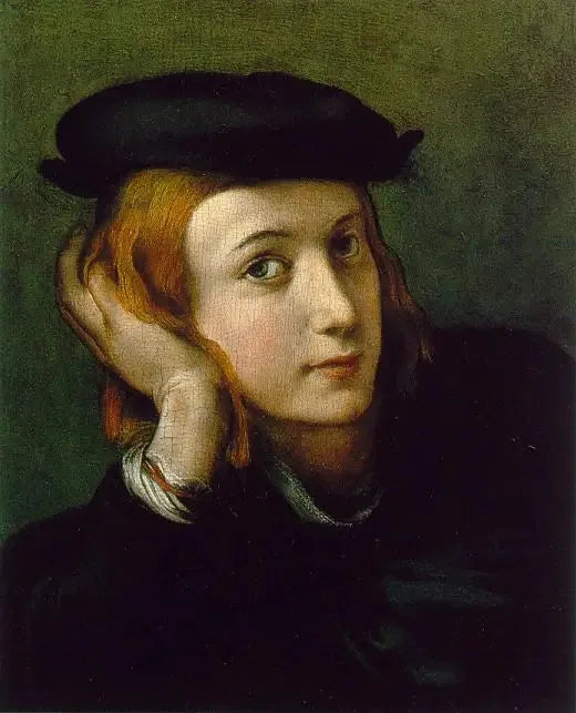 Nuoren miehen muotokuva - Antonio da Correggio