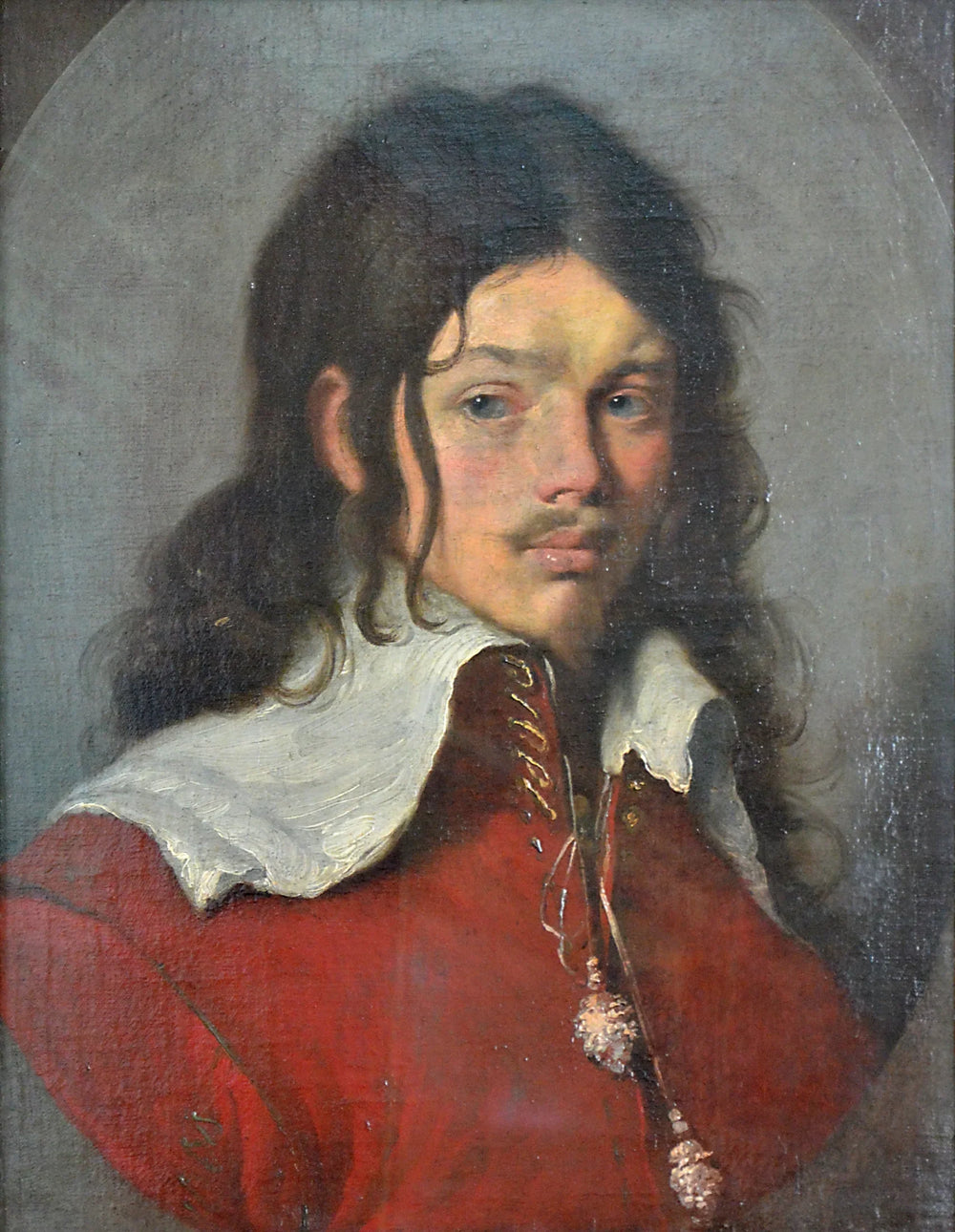 Portrait de jeune homme - Bernardo Strozzi image 1 reproduction artisanale de tableau