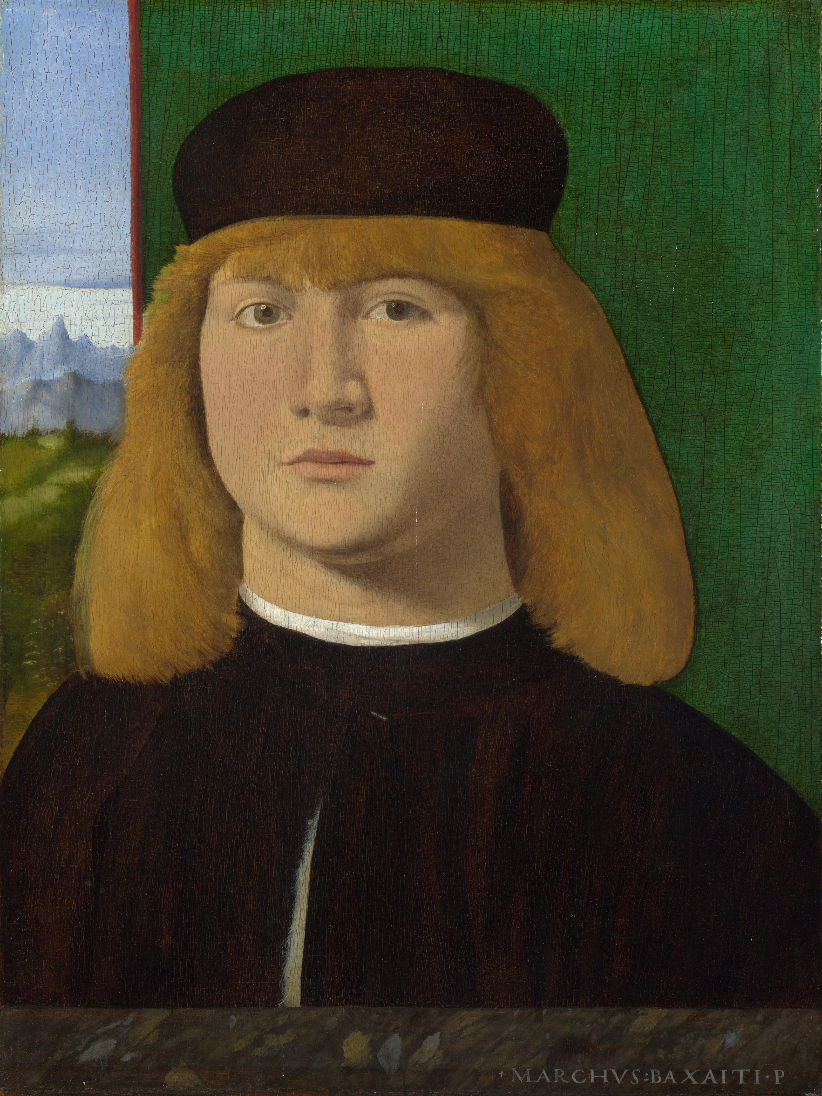 Portrait de jeune homme - Marco Basaiti - Alpha Reproduction
