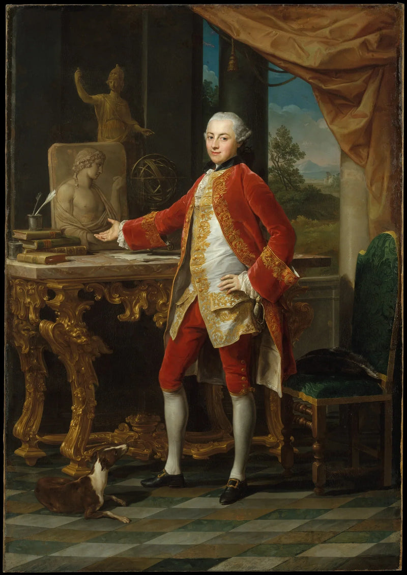 Nuoren miehen muotokuva - Pompeo Batoni
