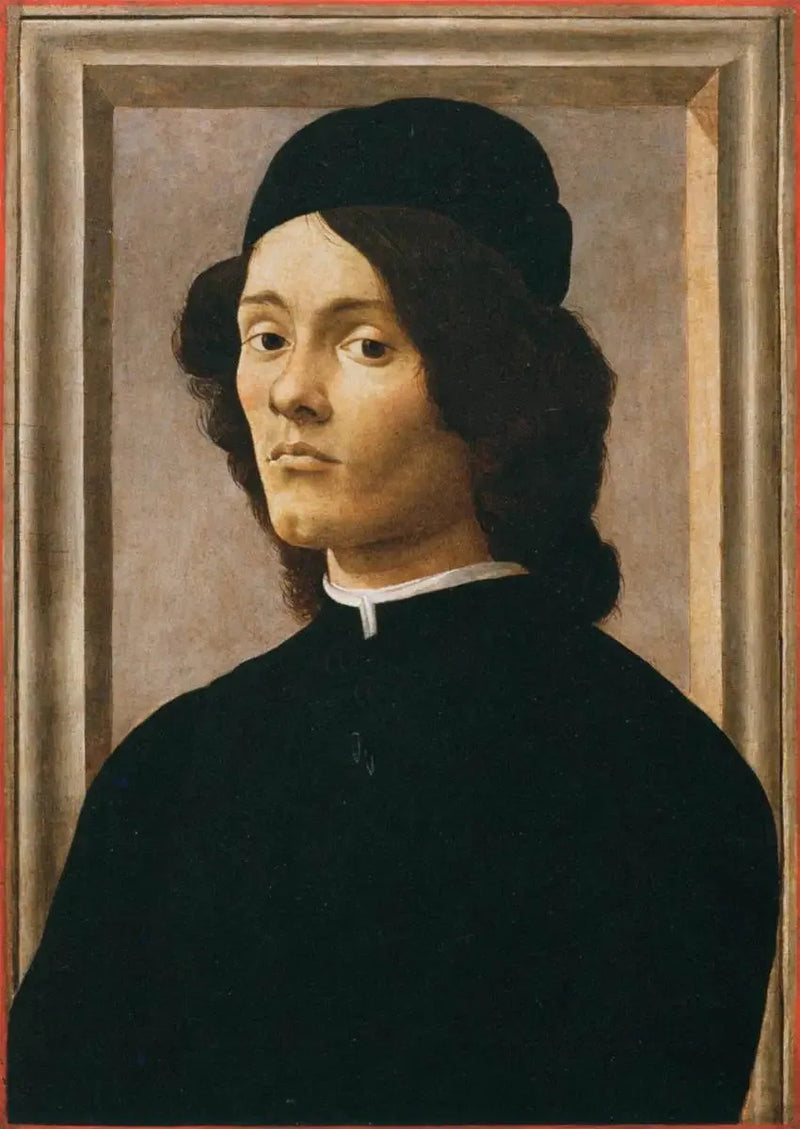 Nuoren miehen muotokuva - Sandro Botticelli