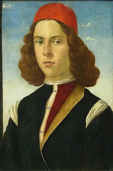 Nuoren miehen muotokuva - Sandro Botticelli
