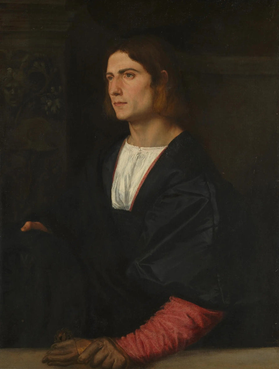 Nuoren miehen muotokuva - Titian