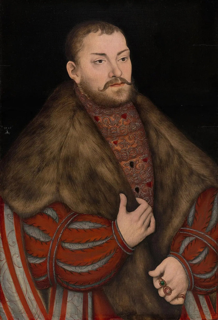 Joachim II:n muotokuva, Brandenburgin vaaliruhtinas (1505–1571) - Lucas Cranach vanhempi