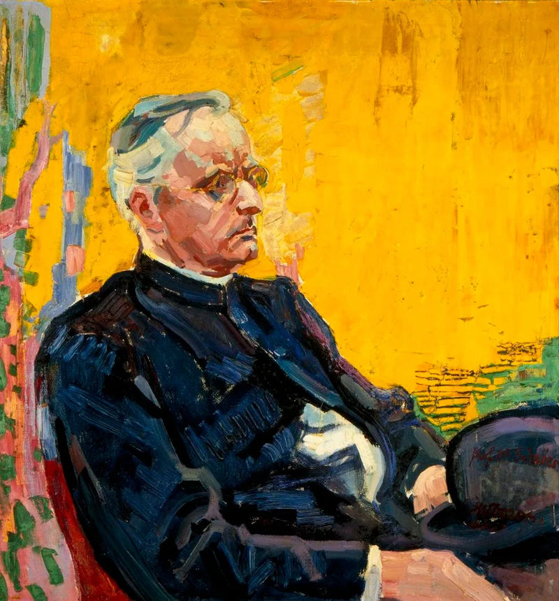 Johann Heinrich Schr��rsin (1852-1928) muotokuva - Jan Toorop