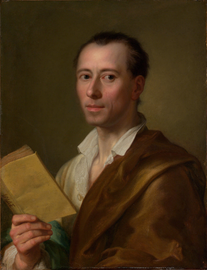 Johann Joachim Winckelmannin (1717-1768) muotokuva - Anton Raphael Mengs