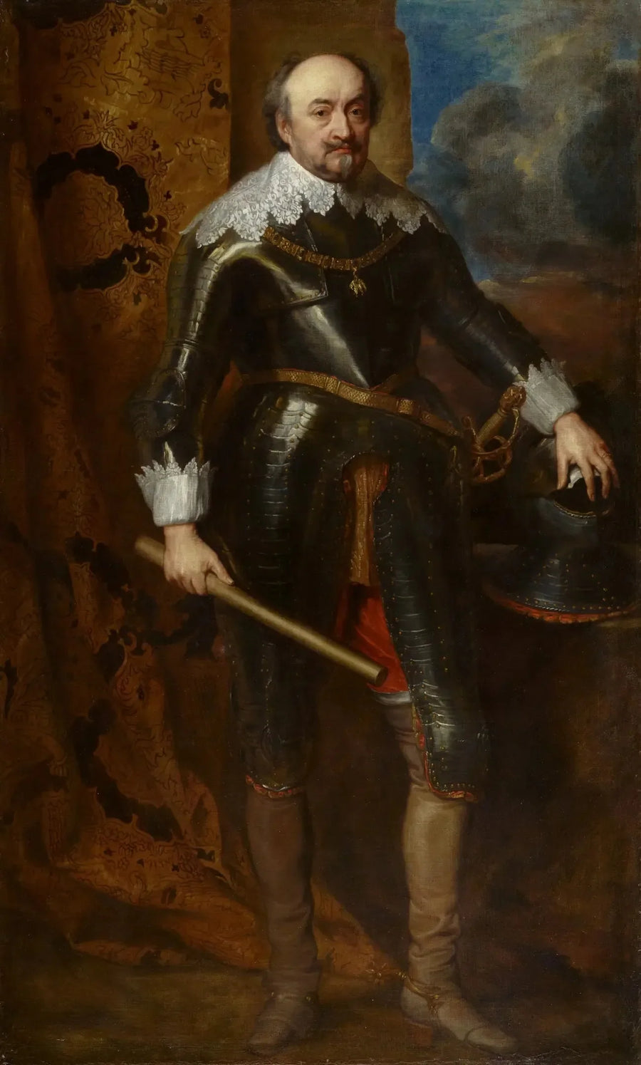 Johann VIII:n, Nassau-Siegenin kreivin, muotokuva - Antoine van Dyck