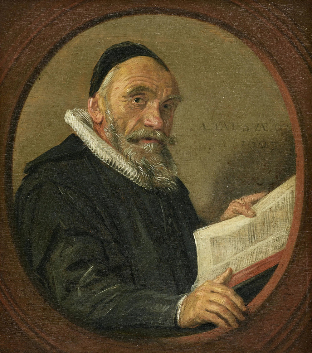 Portrait de Johannes Acronius - Frans Hals - Alpha Reproduction