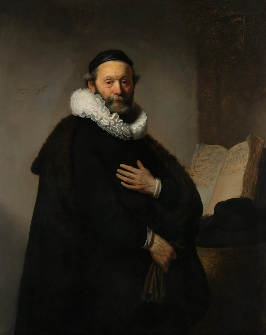 Johannes Wtenbogaertin muotokuva - Rembrandt