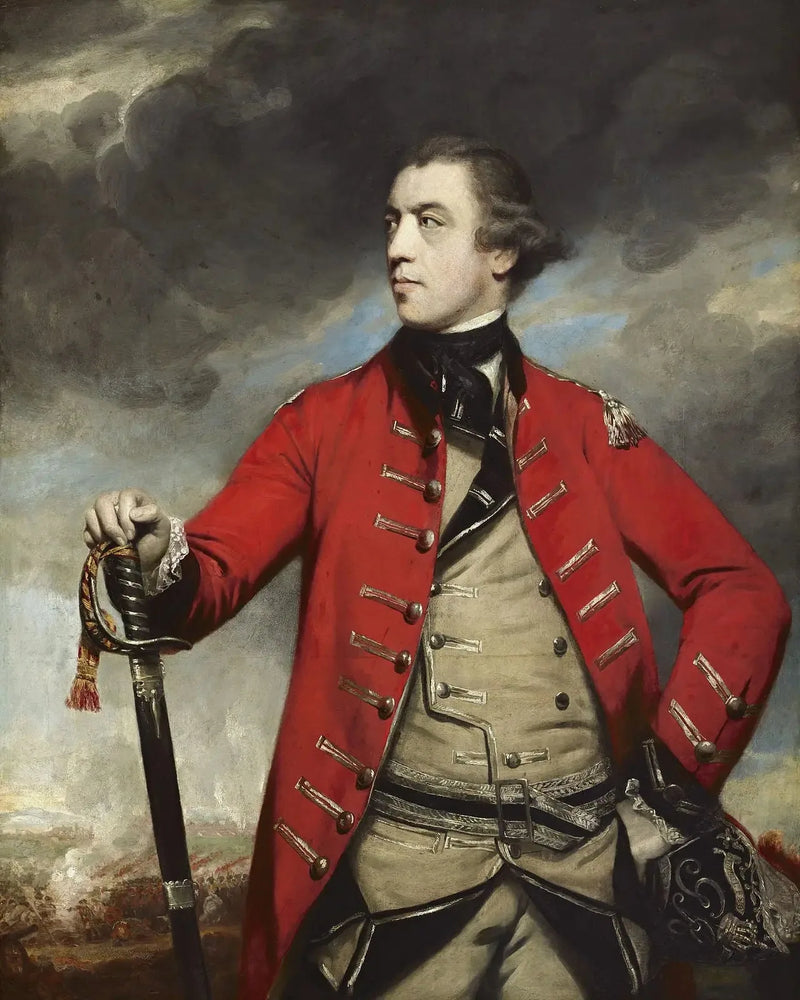 John Burgoynen muotokuva - Joshua Reynolds