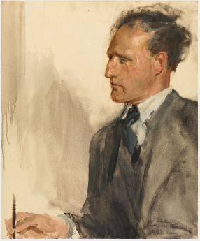 John Stewart Collisin (1900-1984) muotokuva, kirjailija - John Lavery