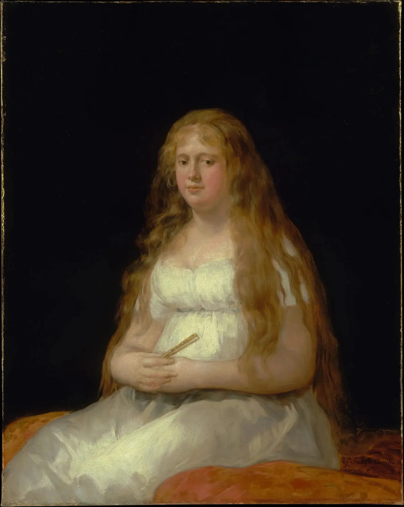 Josefa de Castilla Portugal ja van Asbrock de Garcini - Francisco de Goya muotokuva