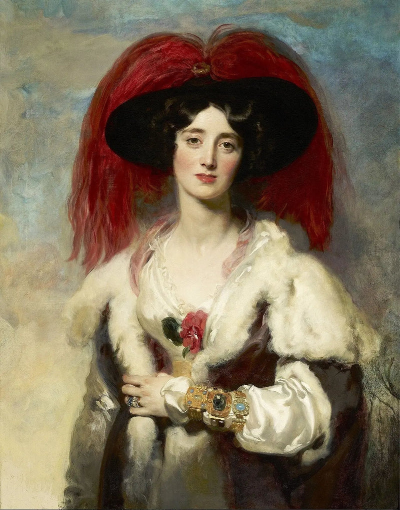 Julia, Lady Peel - Thomas Lawrence - Muotokuva