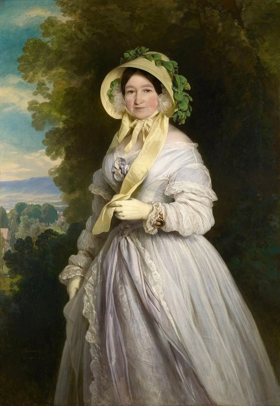 Juliane-piirros, Saksi-Cobourg-Saalfieldin prinsessa - Franz Xaver Winterhalter
