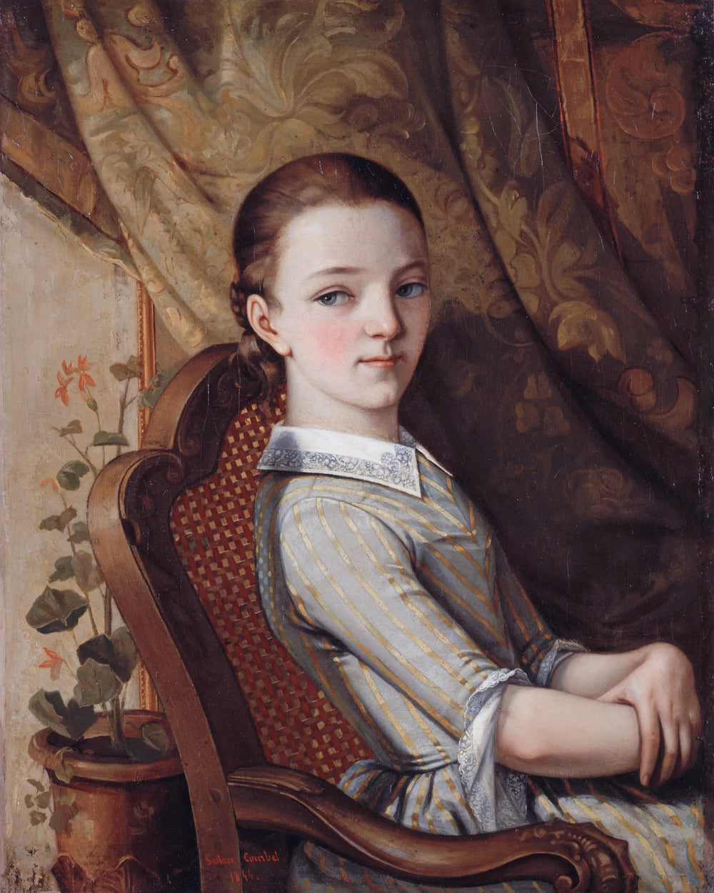 Portrait de Juliette Courbet - Gustave Courbet - Alpha Reproduction