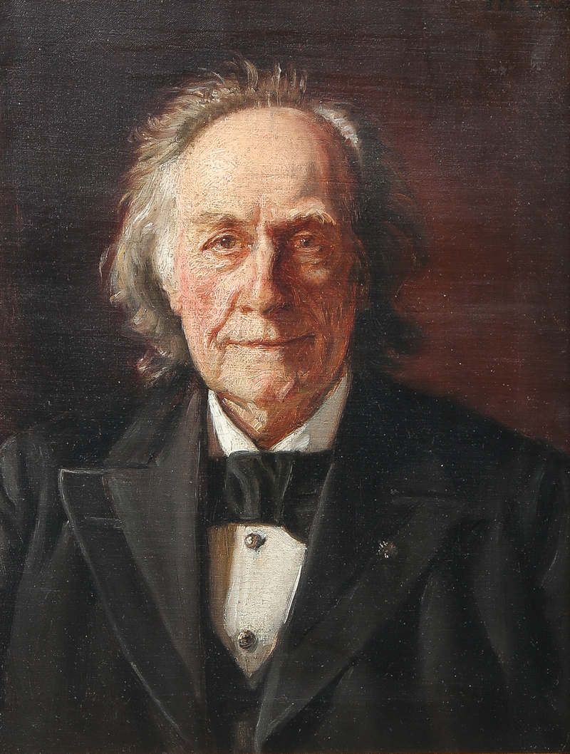 Julius Deckerin muotokuva. -Michael Peter Ancher