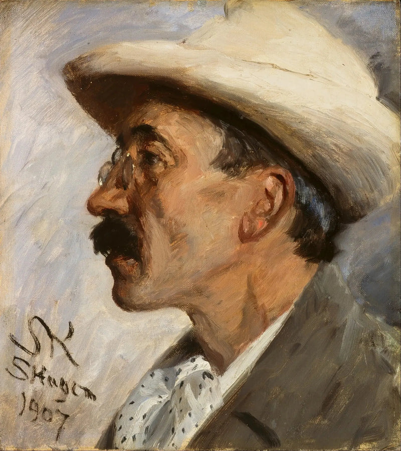 Julius Paulsenin (1860-1940) muotokuva - Peder Severin Krøyer