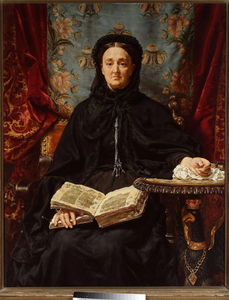Katarzyna Potocka née Branicka (1825-1907) -muotokuva, Adamin vaimo - Jan Matejko