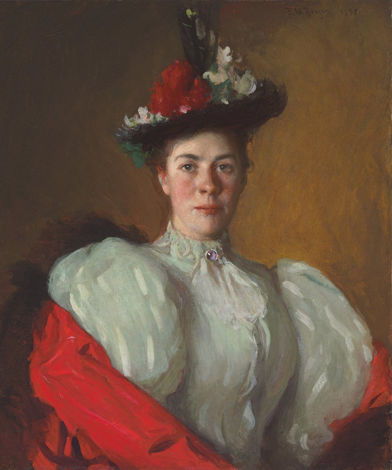 Katherine Cavenaughin muotokuva - Frank Weston Benson