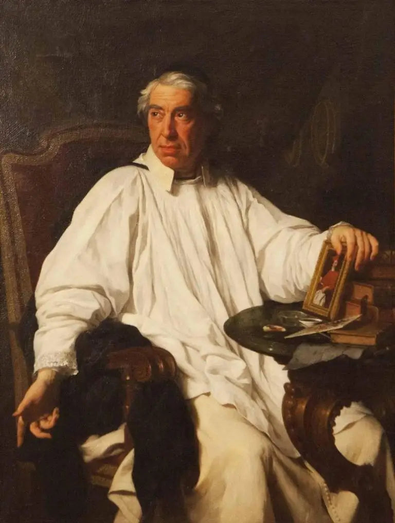 Abbedi Giovanni Felice Ramellin muotokuva - Pierre Subleyras