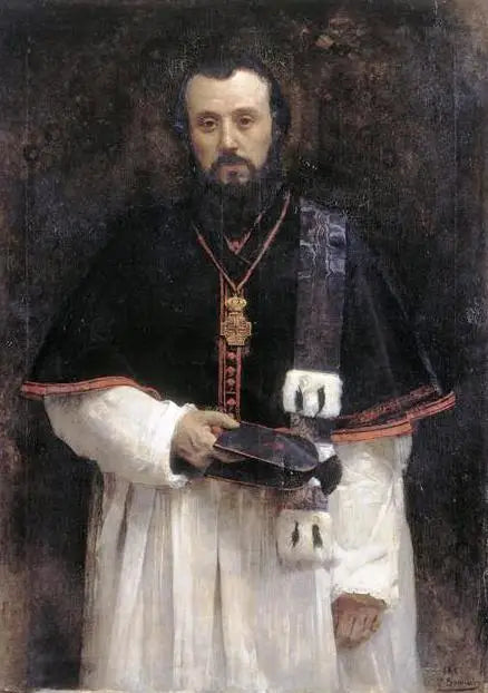 Abbedi Lavigerien muotokuva - Léon Bonnat