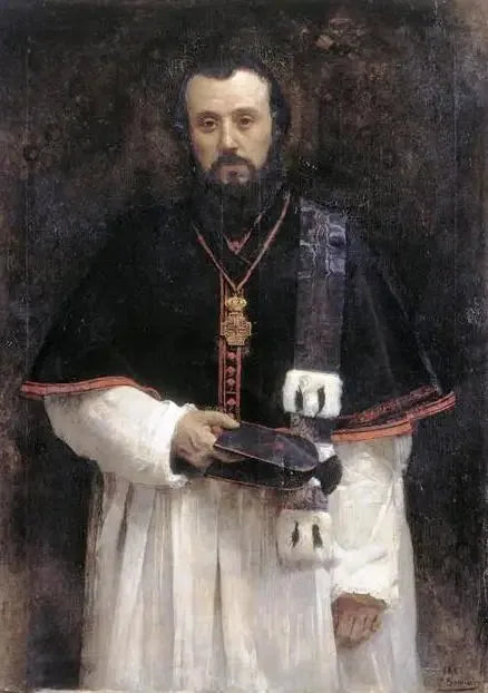 Abbedi Lavigerien muotokuva - Léon Bonnat