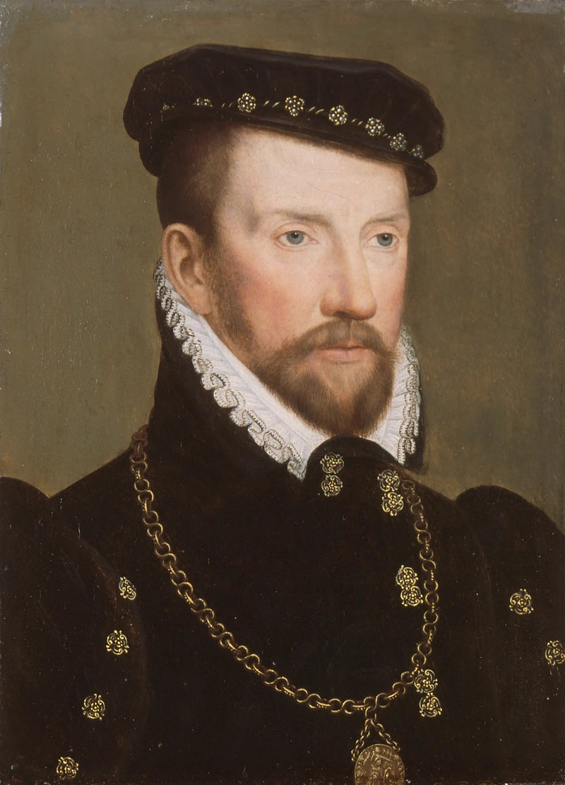 Amiraali Gaspard II de Coligny - François Clouetin muotokuva