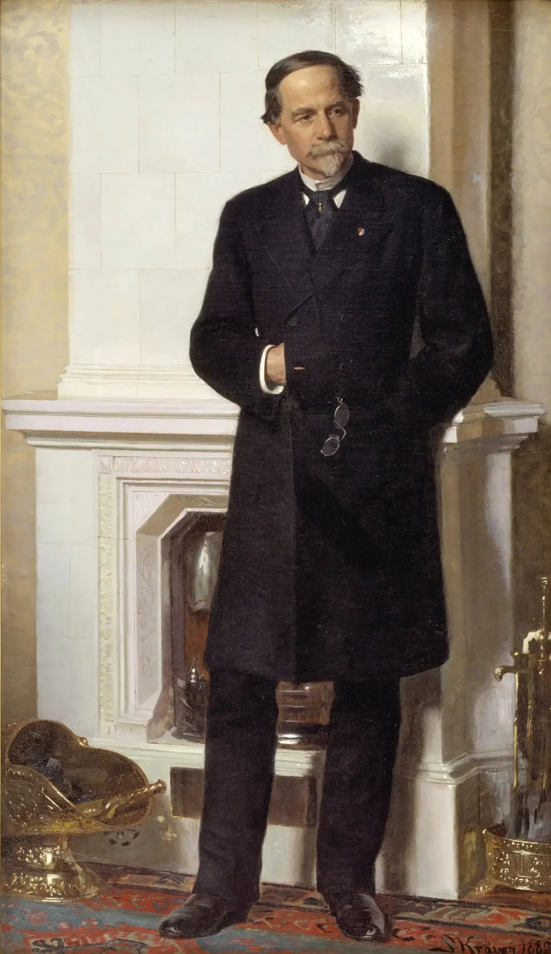 Ferdinand Meldahlin arkkitehdin muotokuva - Peder Severin Krøyer