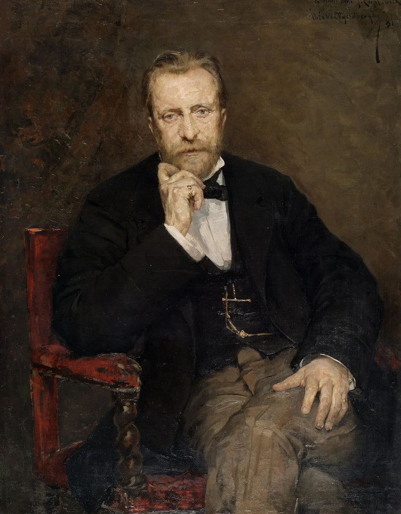 Taiteilija Jean Capeinickin muotokuva - Théodore van Rysselberghe