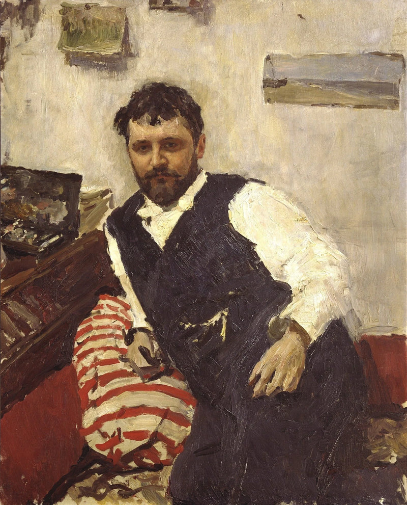Taiteilija Konstantin Korovinin muotokuva - Valentin Serov