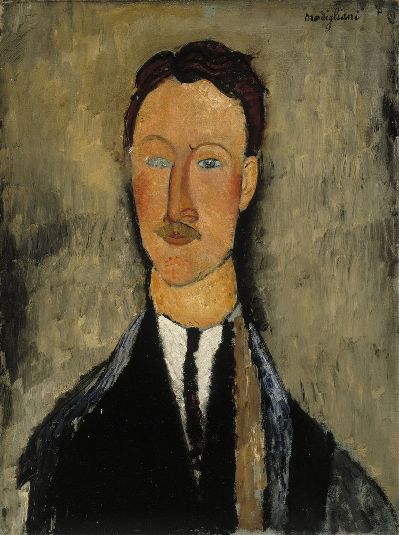 Taiteilija Léopold Survagen muotokuva - Amedeo Modigliani