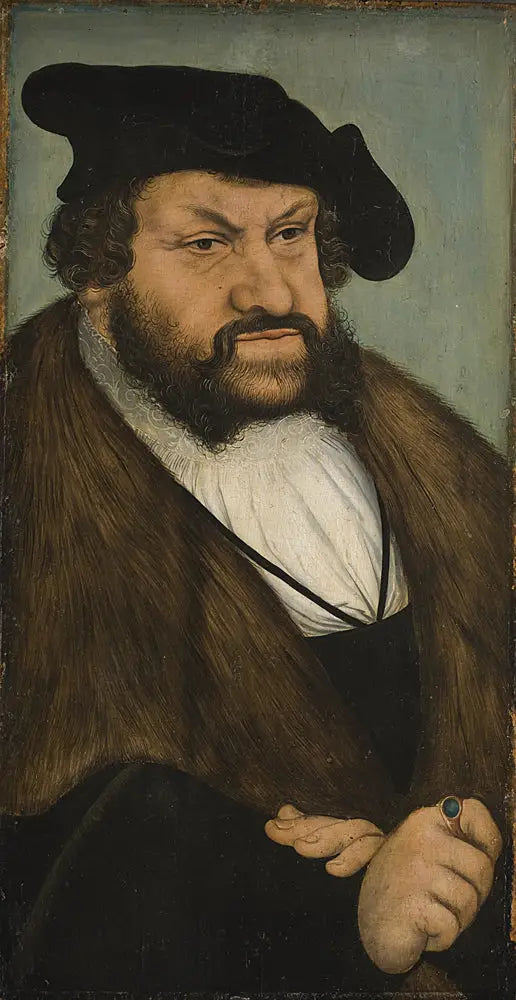 Saksan vaalijan Jean le Constantin muotokuva (1468-1532) - Lucas Cranach vanhempi