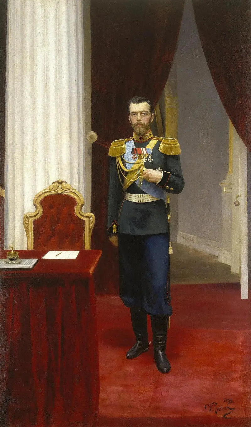 Keisari Nikolai II:n muotokuva - Ilya Repin