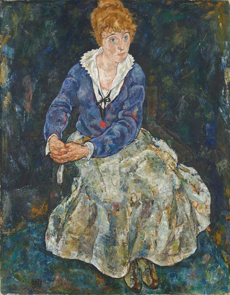 Taiteilijan vaimon muotokuva, Edith Schiele - Egon Schiele
