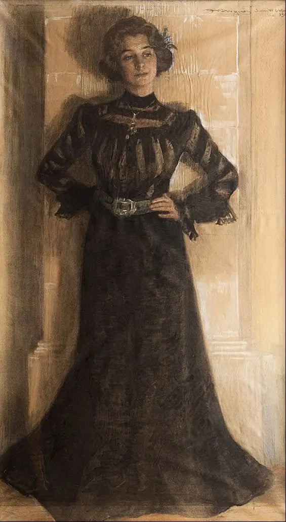 Taiteilijan vaimon muotokuva: Marie Kröyer - Peder Severin Krøyer