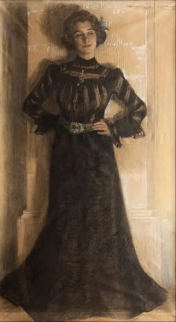 Taiteilijan vaimon muotokuva: Marie Kröyer - Peder Severin Krøyer