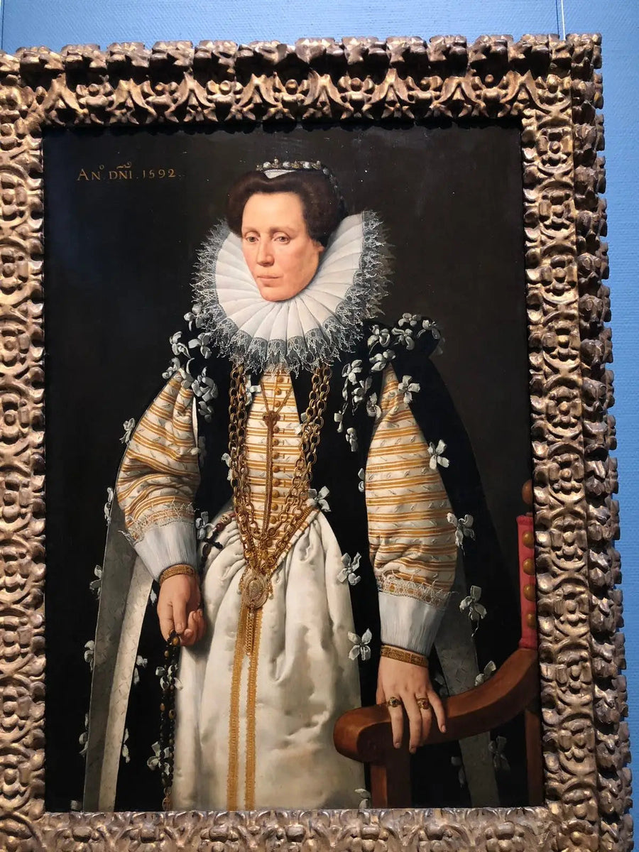 Nicolas de Hellincxin vaimon muotokuva - Frans Pourbus nuorempi