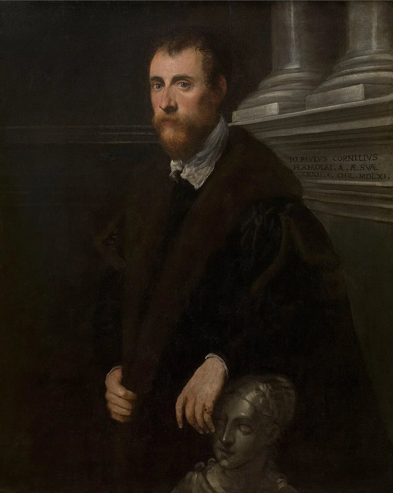 Ihmisenharrastajan Giovanni Paolo Cornaron muotokuva - Jacopo Tintoretto