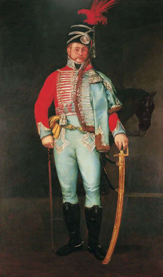 Upseeri Pantaleón Pérez de Nenin muotokuva - Francisco de Goya