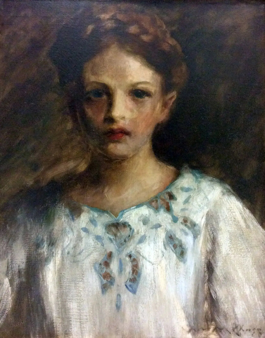 Ida-Gro von Dahlerup baronessan muotokuva - William Merritt Chase