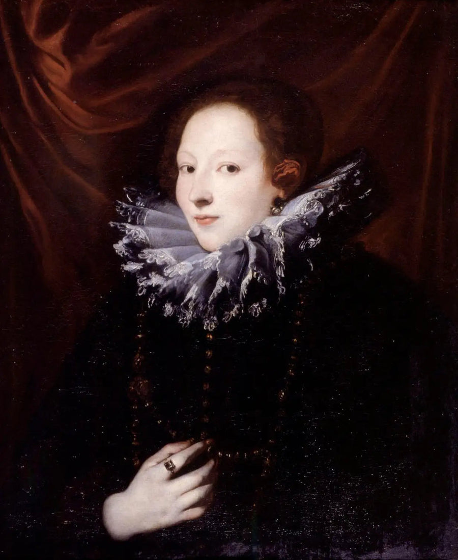 Antonia Demarinin kreivitär (?-?), Francesco Lercarin, Genuan dogen, puoliso - Antoine van Dyck