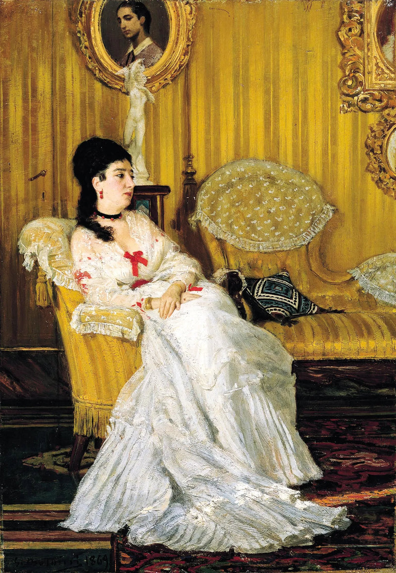 Grafiikkaa kreivitär Carlotta Aloisi Papudoff - Giovanni Boldini